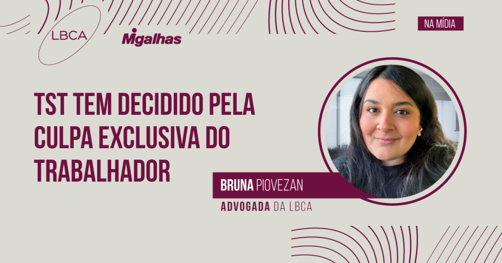 TST tem decidido pela culpa exclusiva do trabalhador