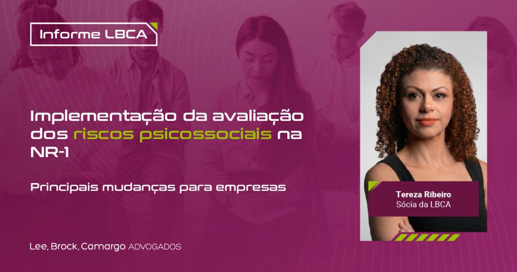 Implementação da avaliação dos riscos psicossociais na NR-1