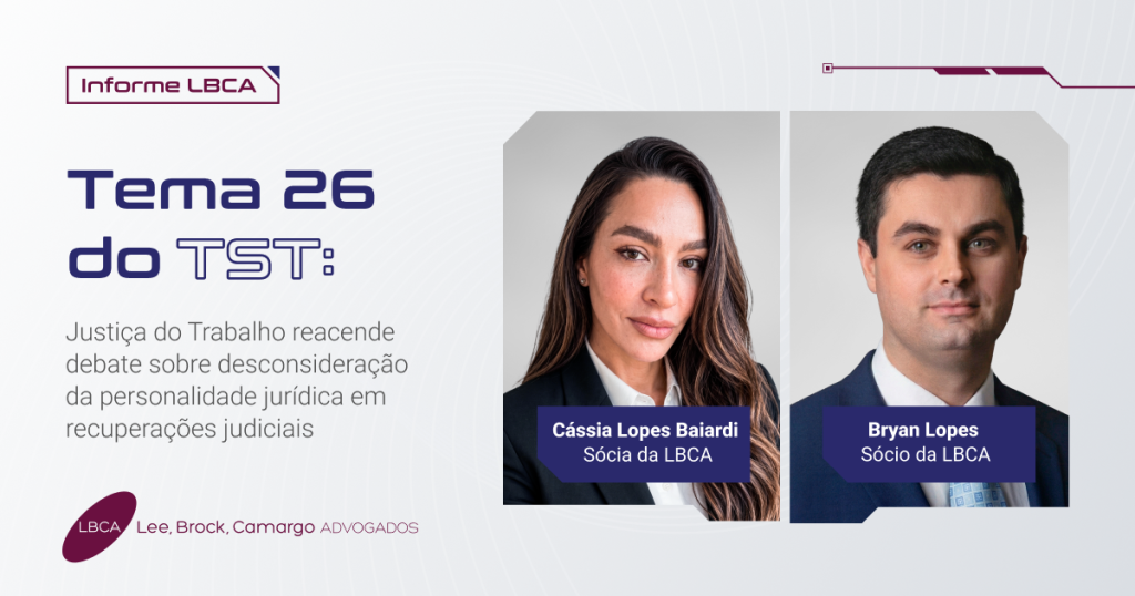 debate sobre desconsideração da personalidade jurídica em recuperações judiciais
